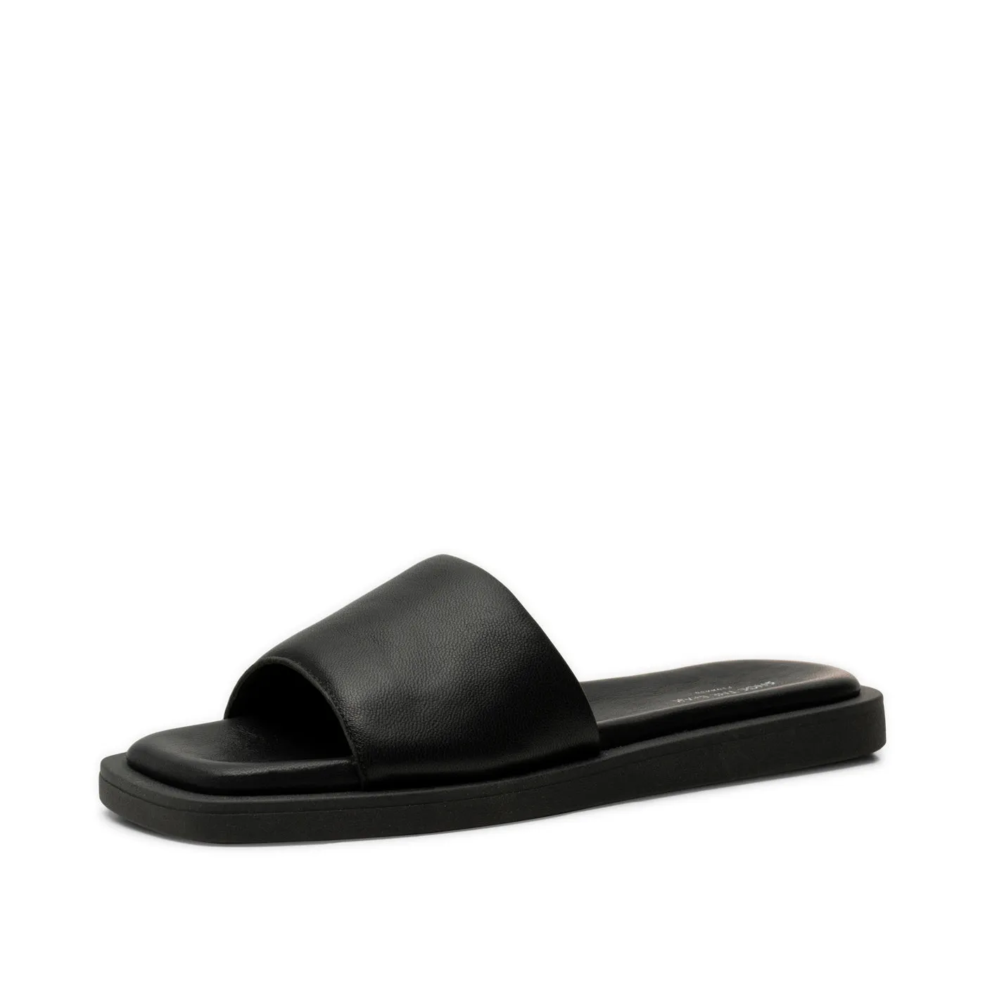 Krista mule leather - BLACK