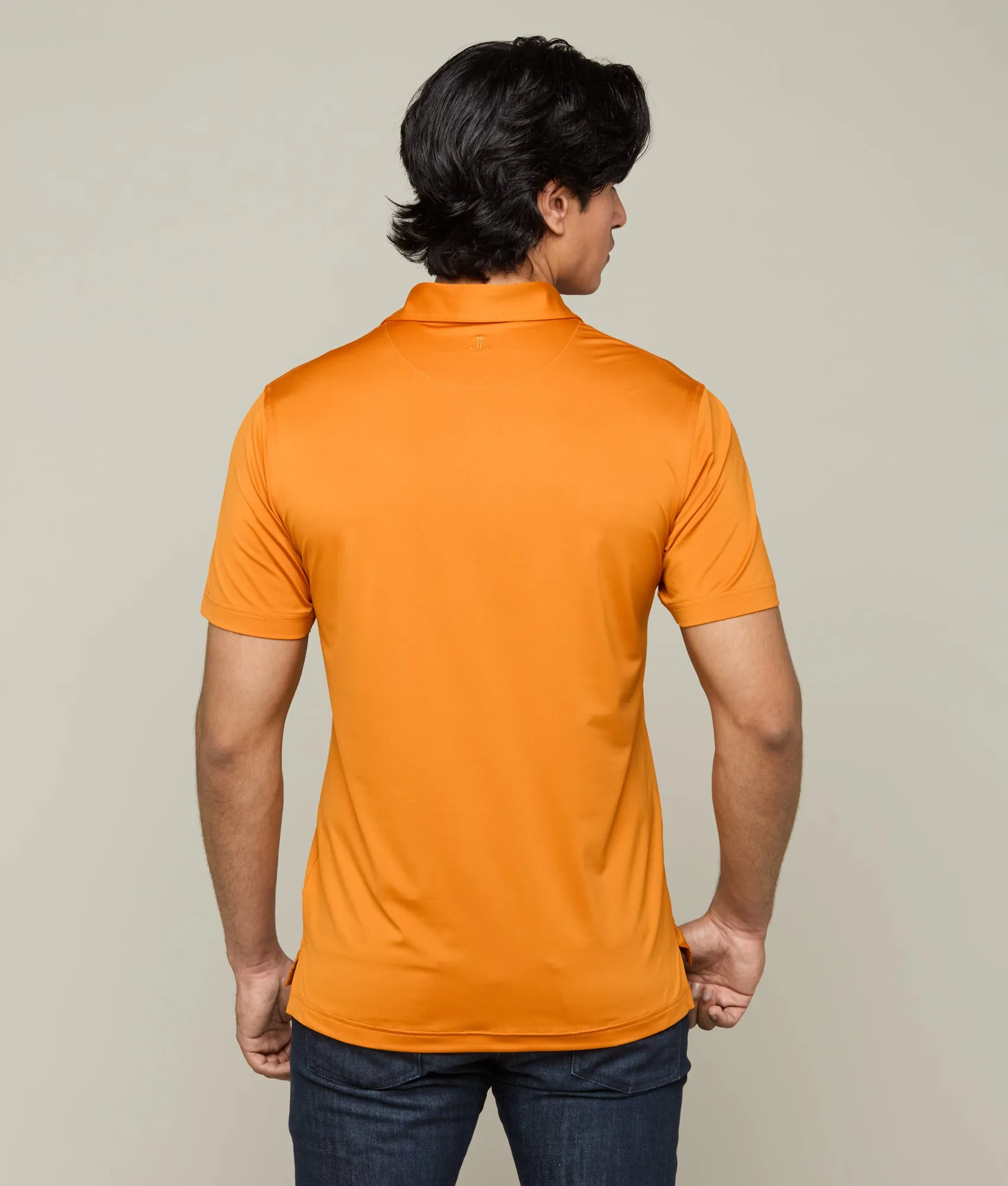 Lucchese Golf Polo :: UT Burnt Orange