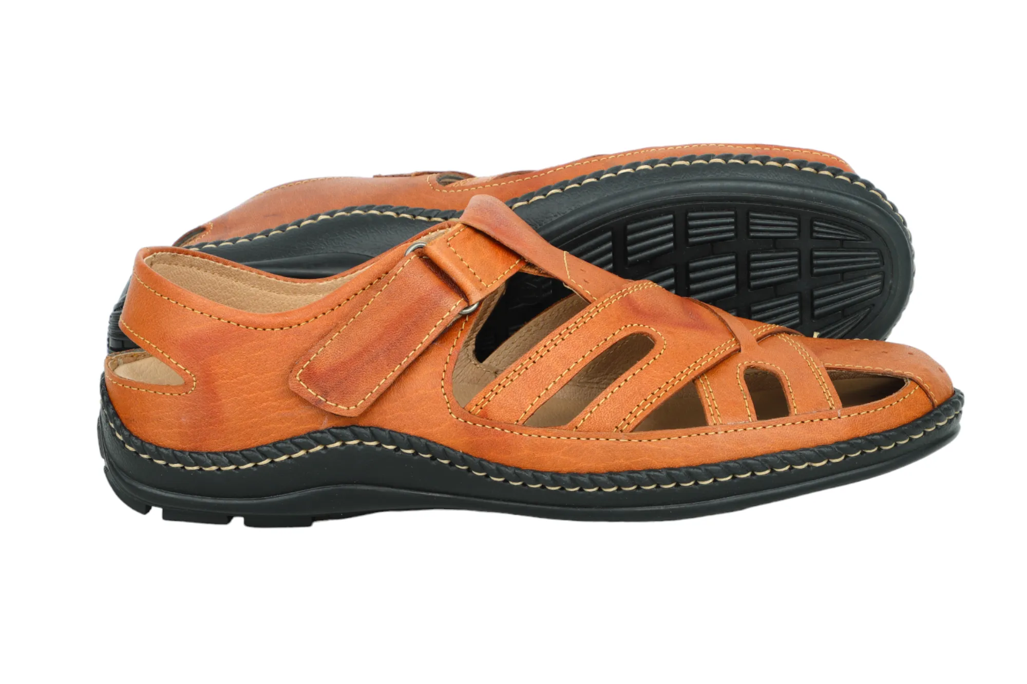 Mens leather Sandal 910502