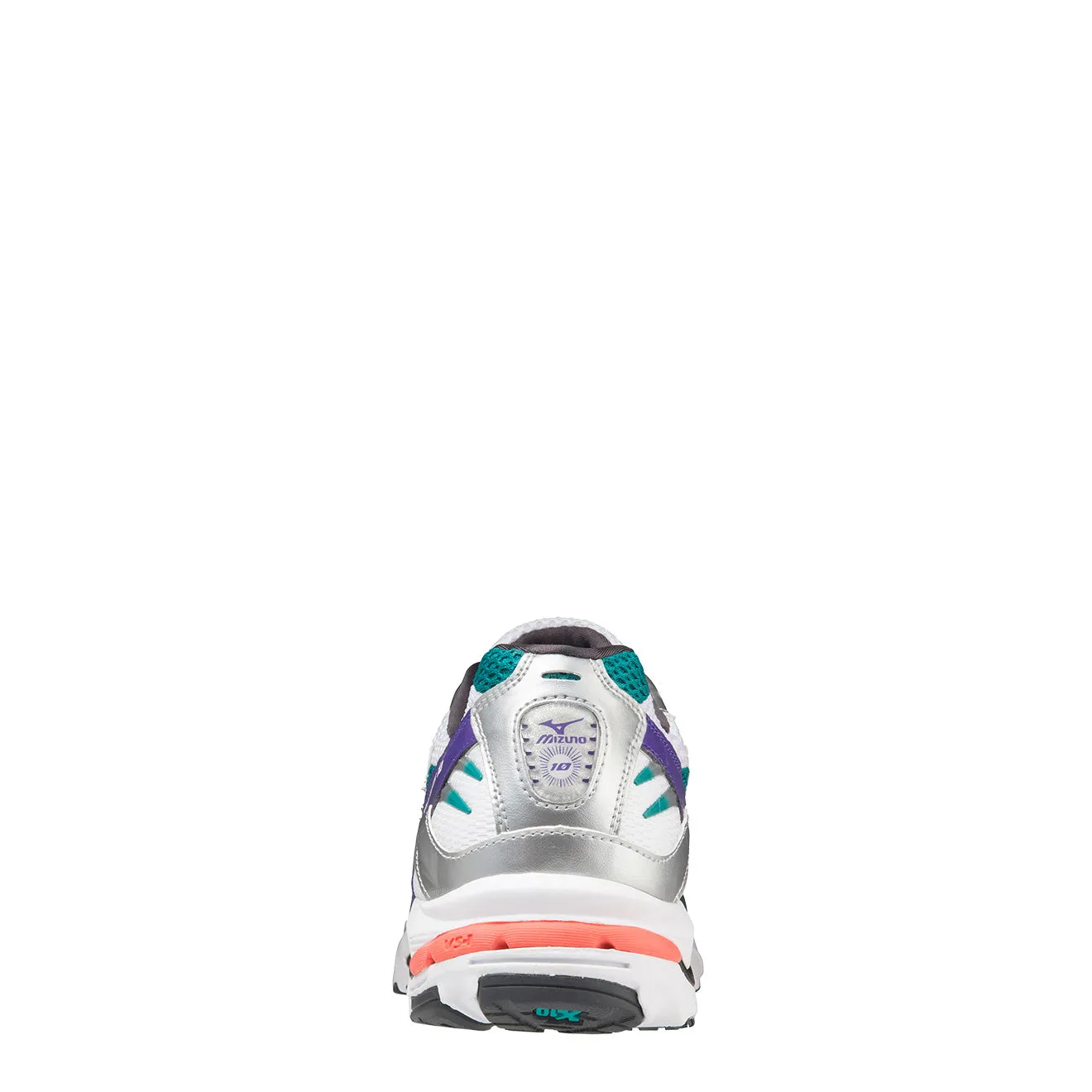 Mizuno Wave Rider 10 White / Silver / Teal Blue