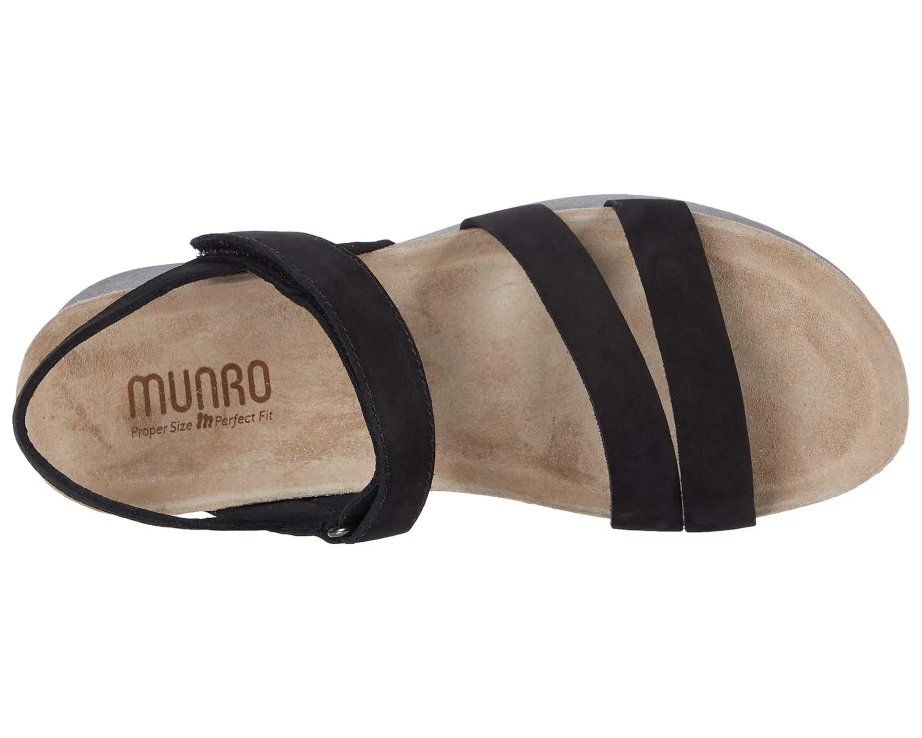 Munro Juniper Black Nubuck