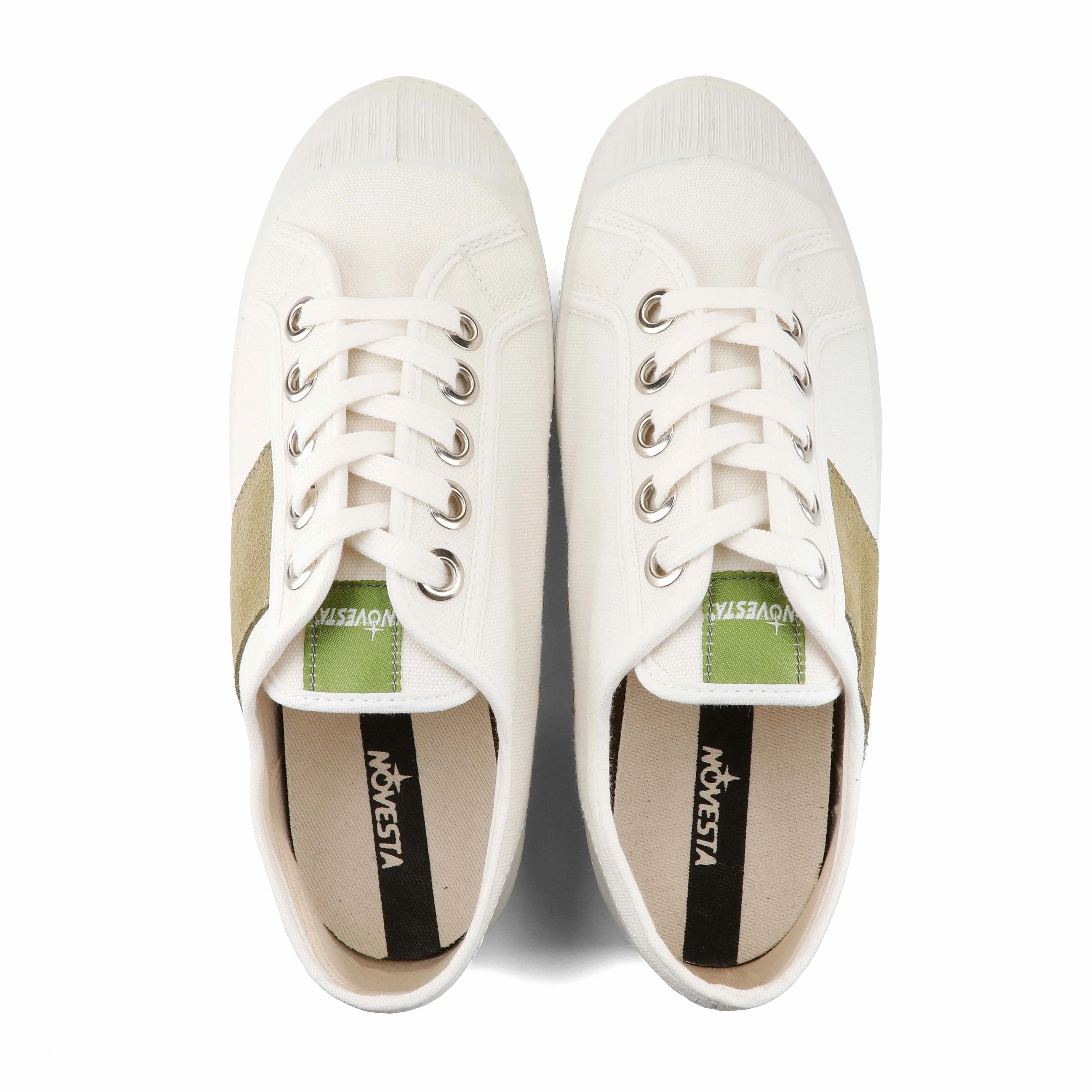 Novesta Star Master Shoe: WHITE/GREEN