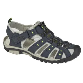 PDQ Sandals - M040 - Navy Blue / Lime