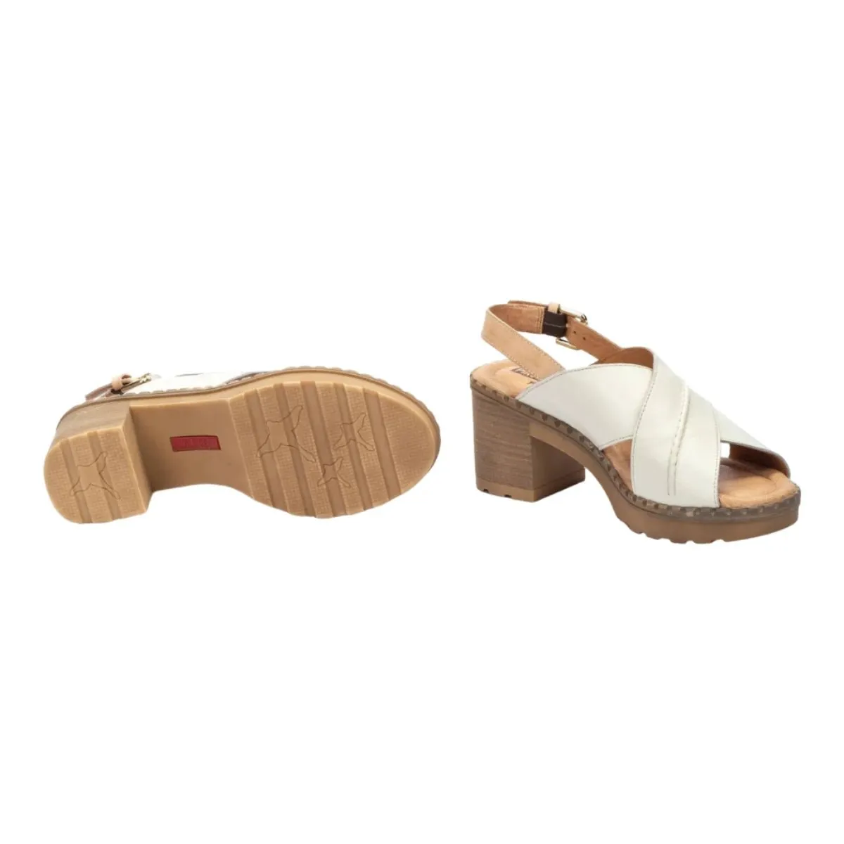 Pikolinos Canarias W8w-1870c1 Women's Heeled Sandals in Nata