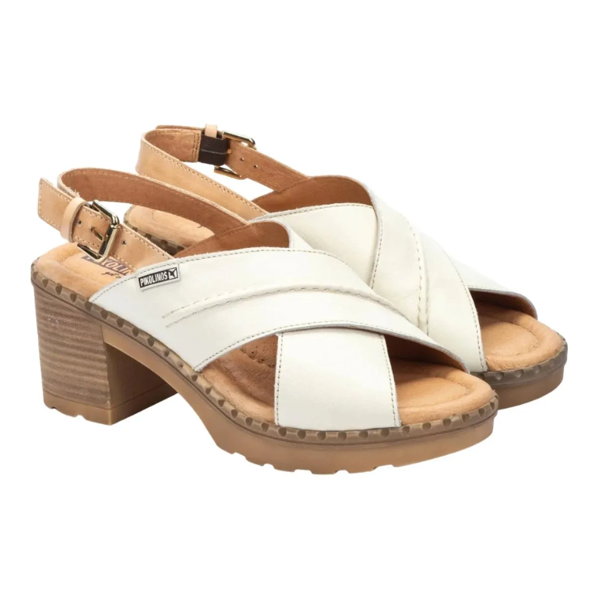 Pikolinos Canarias W8w-1870c1 Women's Heeled Sandals in Nata