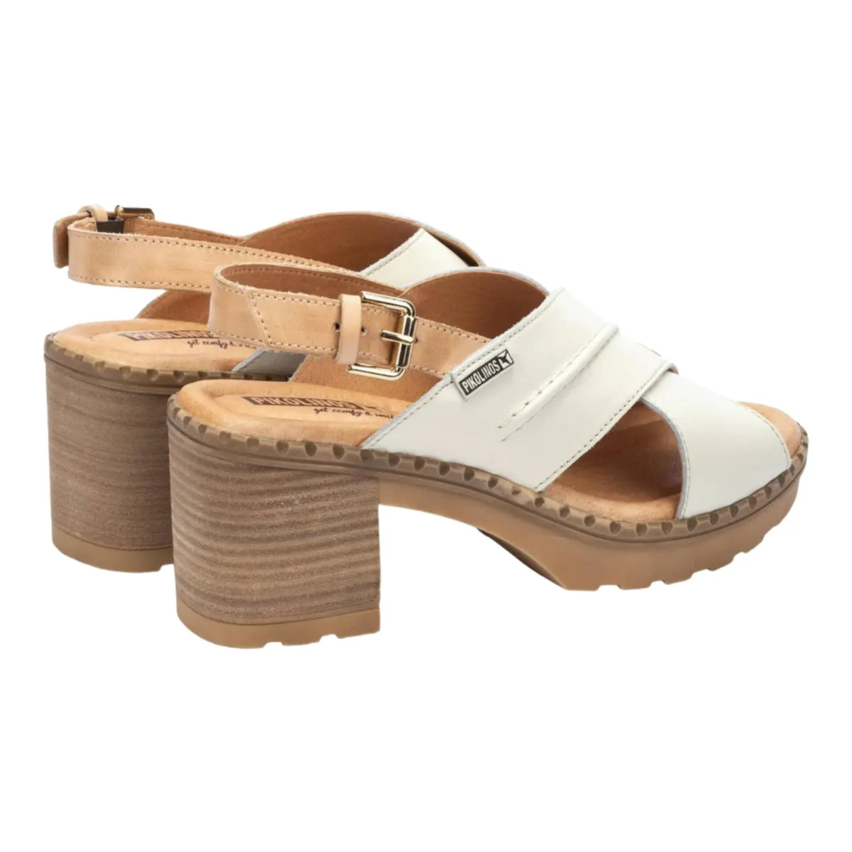 Pikolinos Canarias W8w-1870c1 Women's Heeled Sandals in Nata