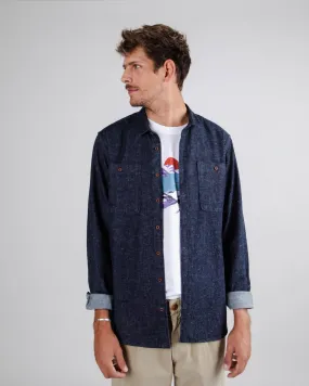 RECYCLED OVERSHIRT - DENIM