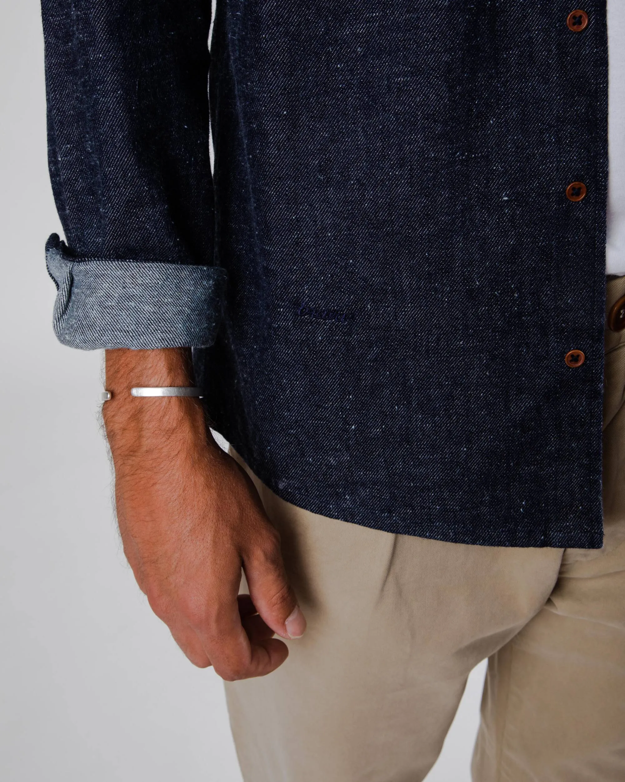 RECYCLED OVERSHIRT - DENIM