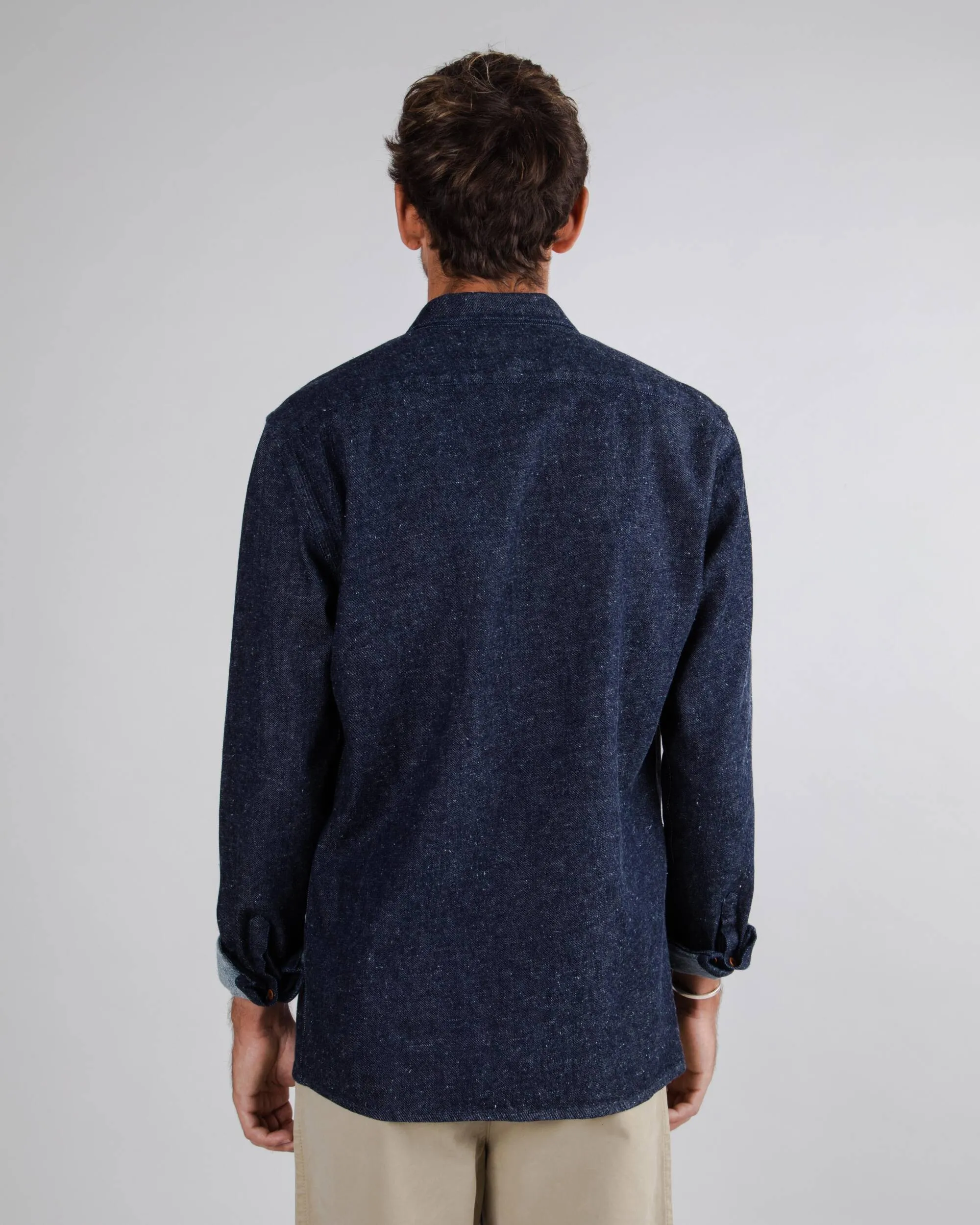 RECYCLED OVERSHIRT - DENIM