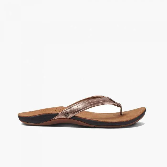 Reef Miss J-Bay Ladies Flip Flops Rose Gold