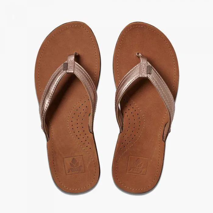 Reef Miss J-Bay Ladies Flip Flops Rose Gold
