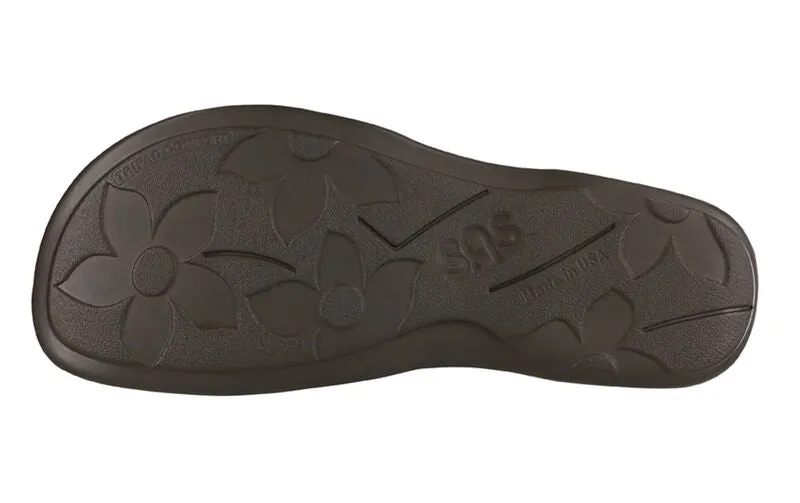 SAS Pampa Toe Loop Sandal Black & Sapphire