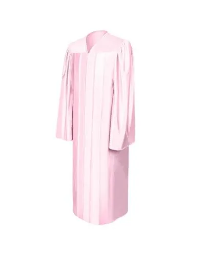 Shiny Pink Bachelors Graduation Gown - College & University