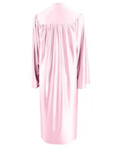 Shiny Pink Bachelors Graduation Gown - College & University