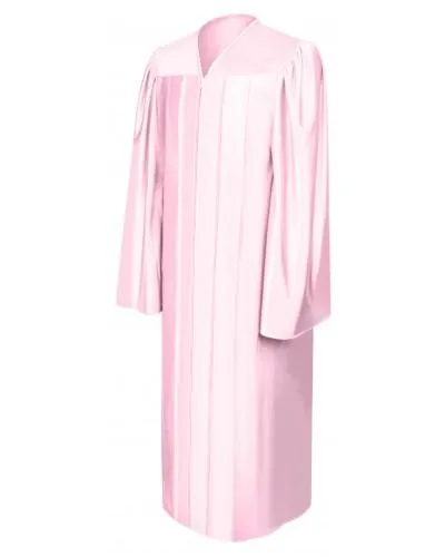 Shiny Pink Bachelors Graduation Gown - College & University