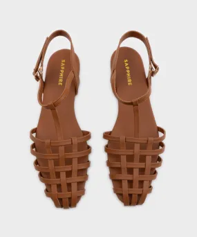 Tan Slingback Flats