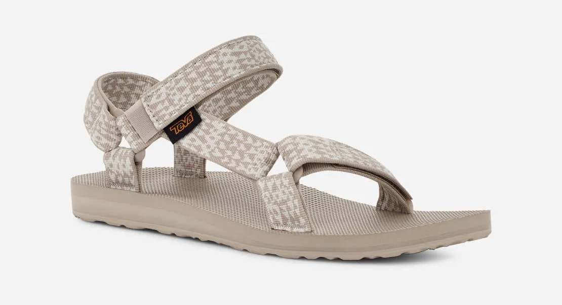 Teva Womens Original Universal Etching Feather Grey