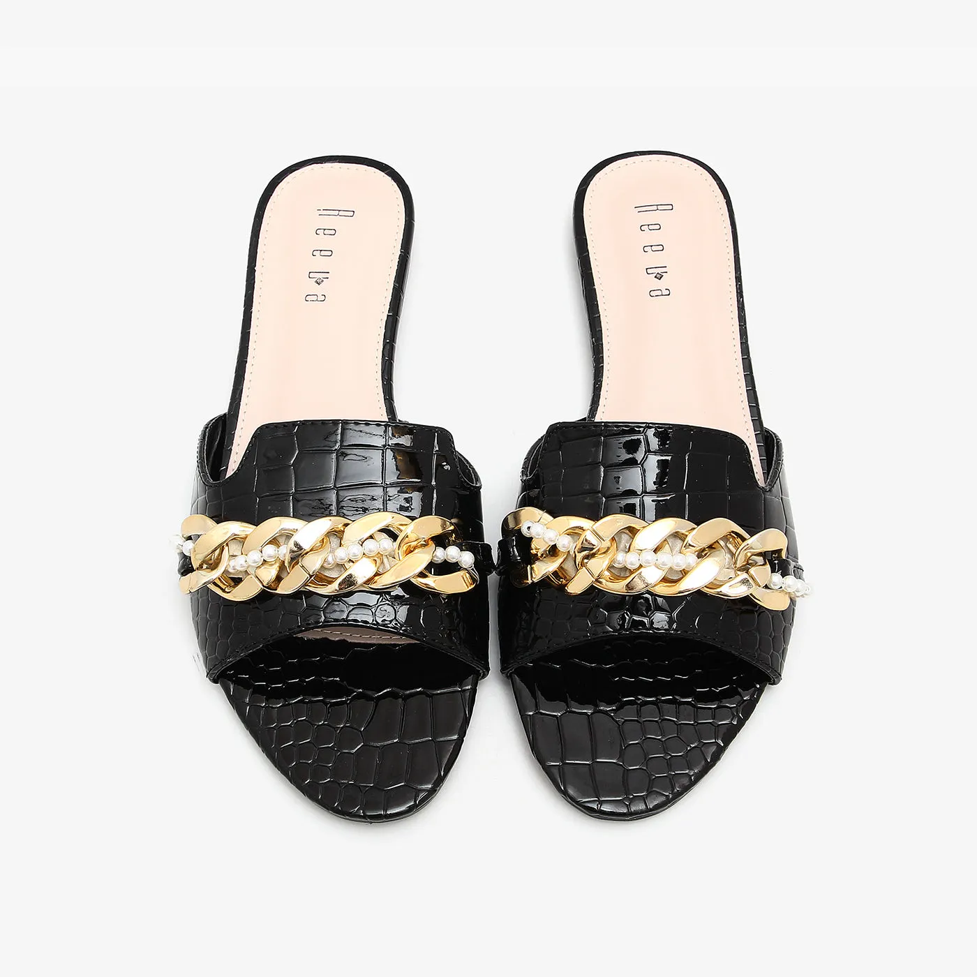 Textured Glossy Chappals