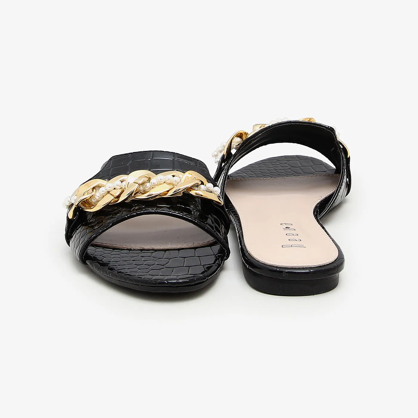 Textured Glossy Chappals