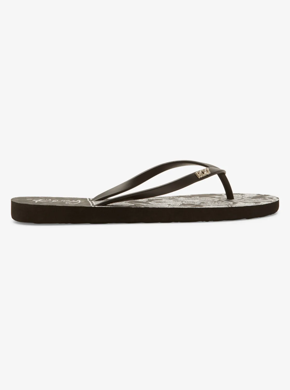 Viva Stamp Flip-Flops - Black/White