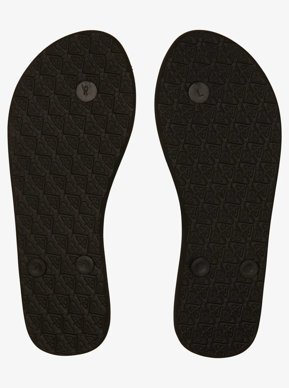 Viva Stamp Flip-Flops - Black/White