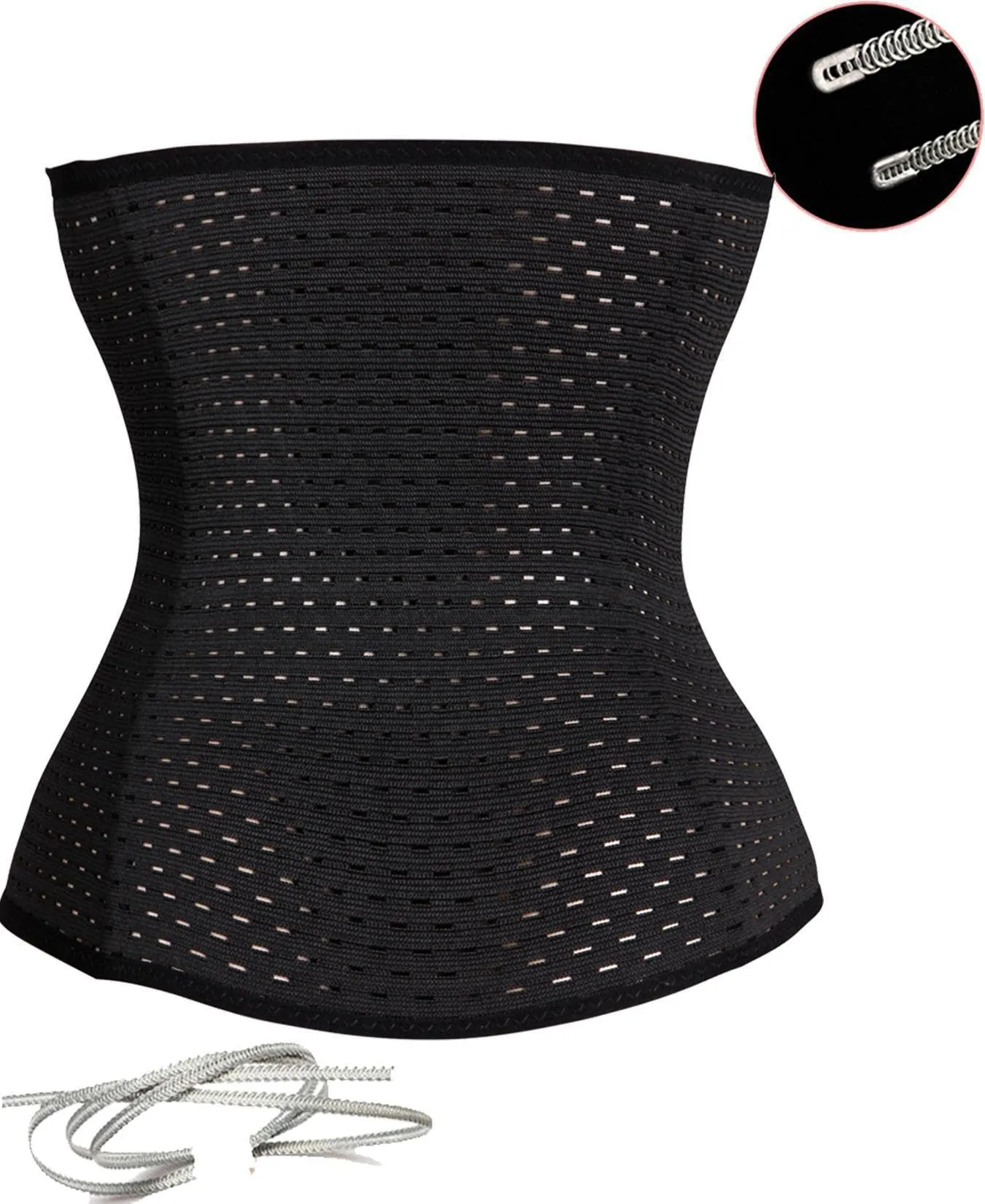 Waist Trainer Corset Black Small