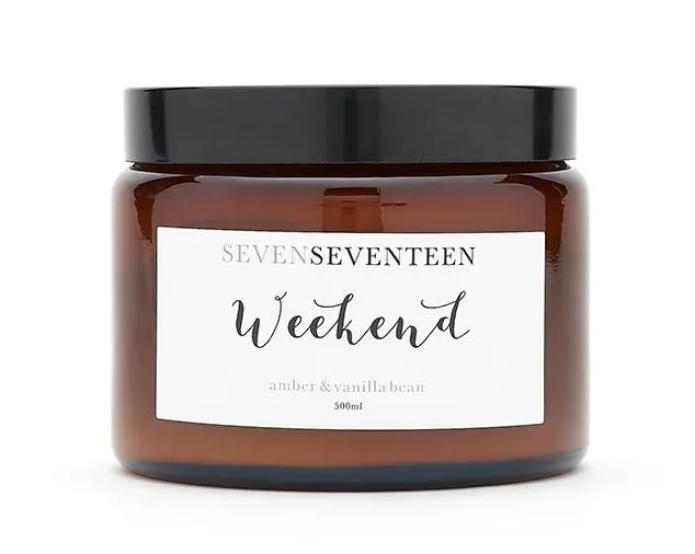 Weekend / Amber & Vanilla Bean Candle