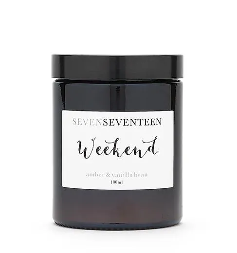 Weekend / Amber & Vanilla Bean Candle