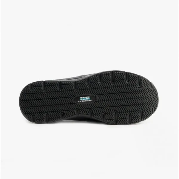 WIDE FIT: FLEX ADVANTAGE - MCALLEN SR Mens Trainers Black