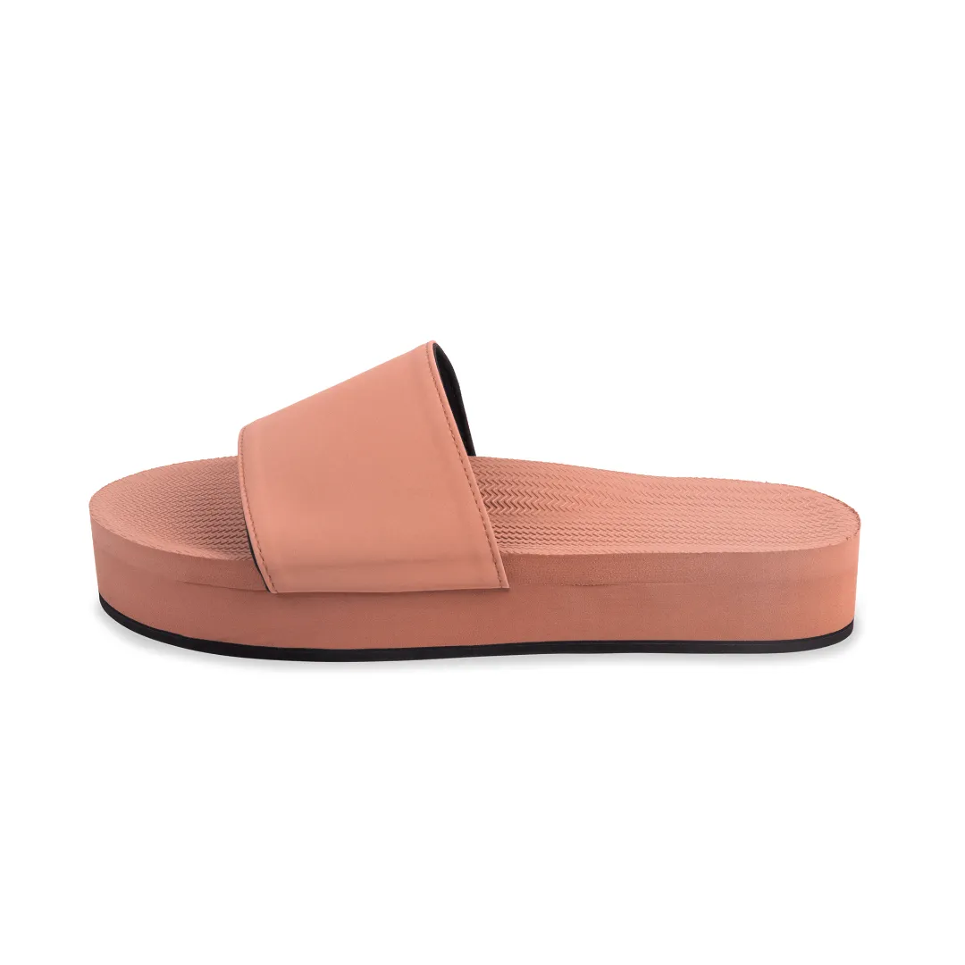 Women's Slides Platform - Rust