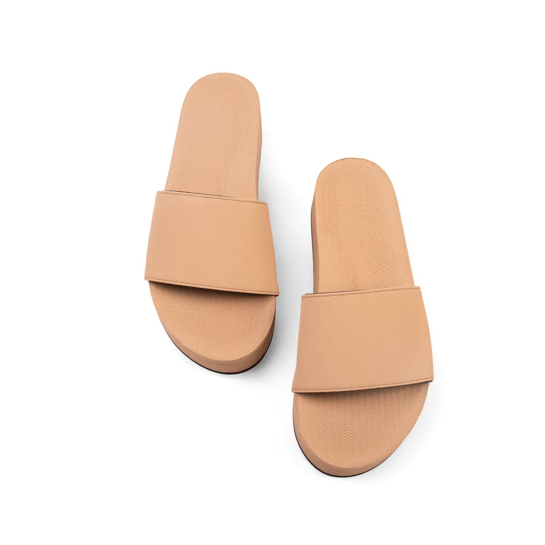 Women's Slides Platform - Soil Light